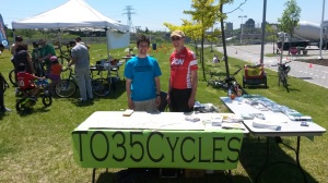With Ward 35 Cycling Committee member Steve Da Cambra